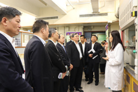 Guangzhou officials visit CUHK’s research units
